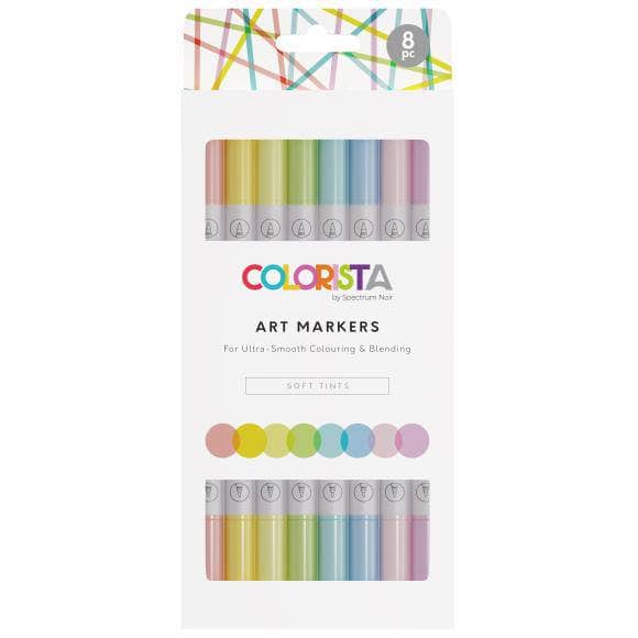 Colorista Art Markers Soft Tints  8/Pc