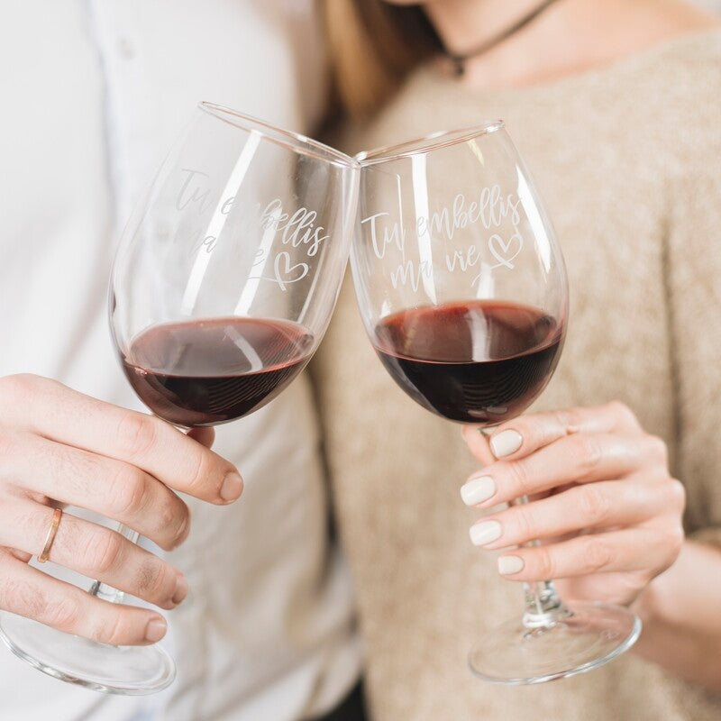 VERRE À VIN ET BIÈRE