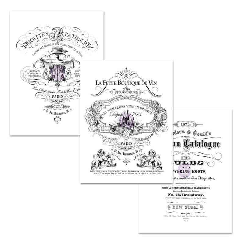 Art déco fashion transfert