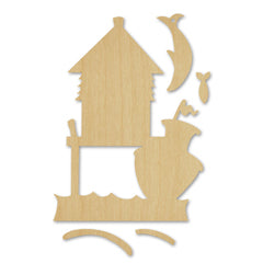 Pièce de bois CF Les clés du bateau