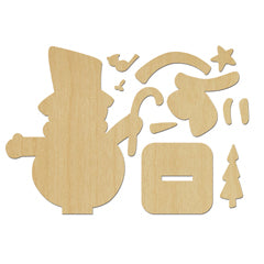 Pièce de bois CF bonhomme rond rond