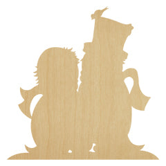 Pièce de bois CF Famille Pingouin