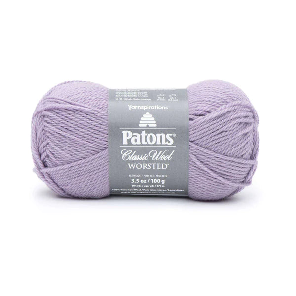 PATONS CLASSIC WOOL WORSTED MISTY LAVENDER