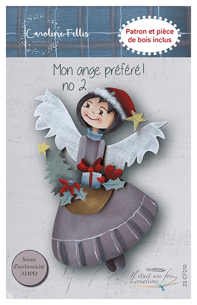 Pièce de bois CF  Mon ange préféré