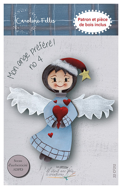 Pièce de bois CF  Mon ange préféré