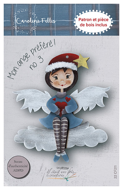 Pièce de bois CF  Mon ange préféré