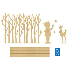 Pièce de bois CF Bientôt Noël