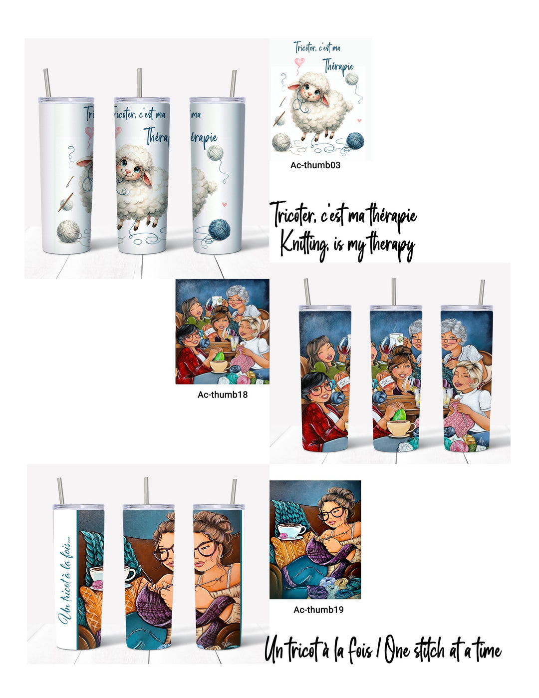 VERRE ISOLANT UN TRICOT À LA FOIS