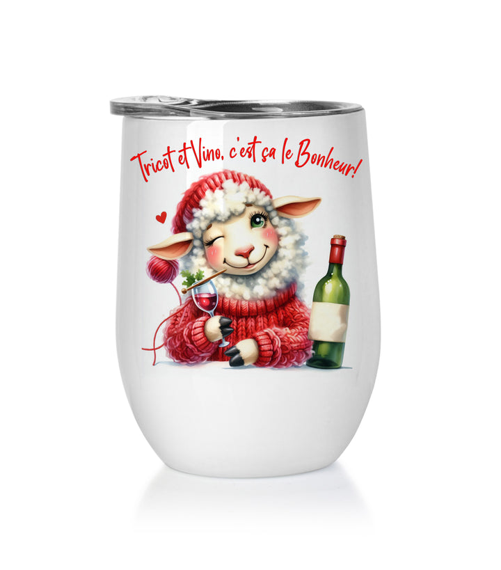 Verre à vin - TRICOT ET VINO ..