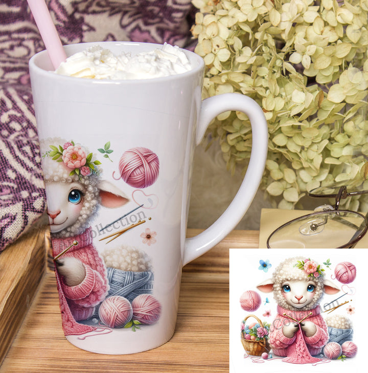 TASSE 17OZ - MOUTON QUI TRICOTE