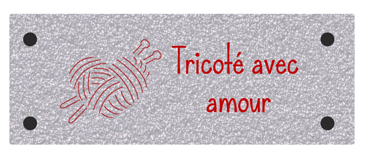 TRICOTÉ AVEC AMOUR (COEUR)