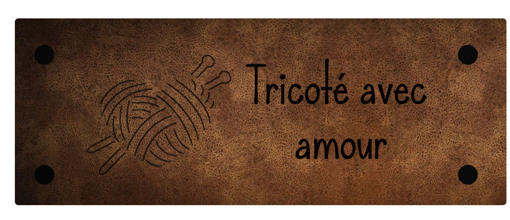 TRICOTÉ AVEC AMOUR (COEUR)