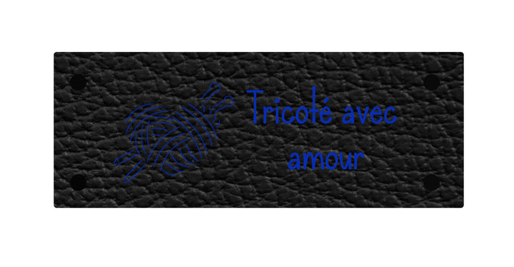 TRICOTÉ AVEC AMOUR (COEUR)