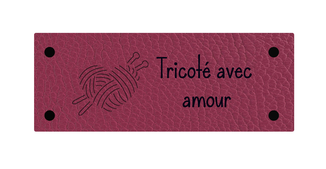 TRICOTÉ AVEC AMOUR (COEUR)