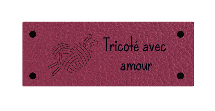 TRICOTÉ AVEC AMOUR (COEUR)