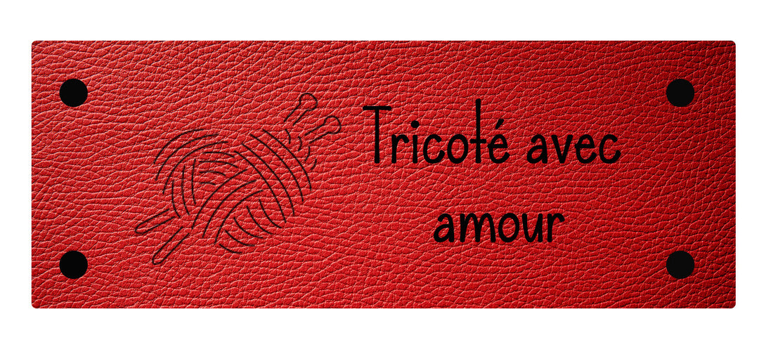 TRICOTÉ AVEC AMOUR (COEUR)