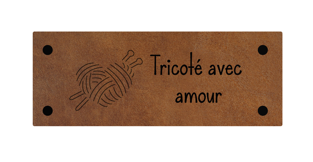 TRICOTÉ AVEC AMOUR (COEUR)