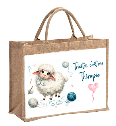 SAC TRICOTER C'EST MA THÉRAPIE