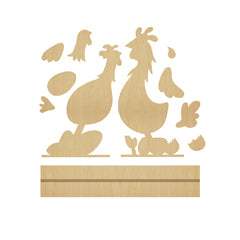 Pièce de bois CF Je craque pour toi