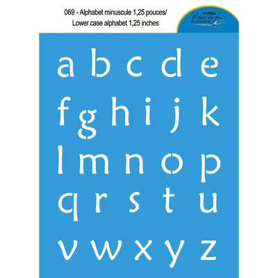 Alphabet minuscule 1,25'' 069