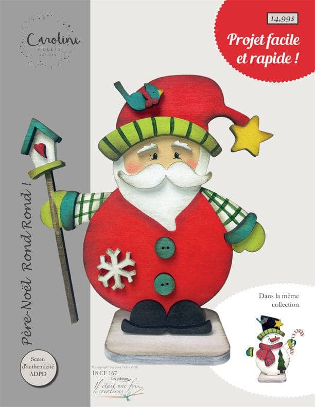 Père Noël rond rond/Caroline Fellis