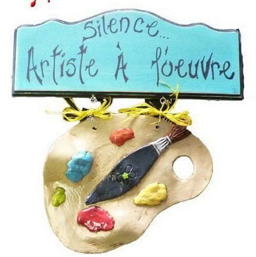 Artiste à l'oeuvre/P.Aubertin