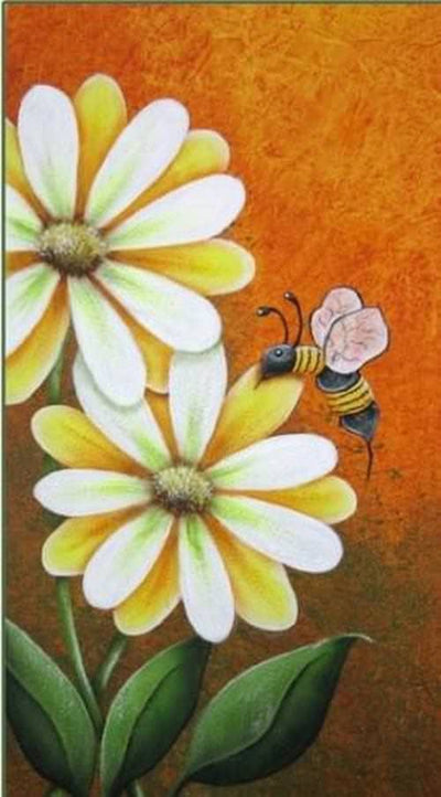 L'abeille butine/J.HENAULT
