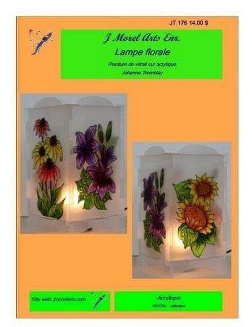 Lampe Florale/J.Tremblay