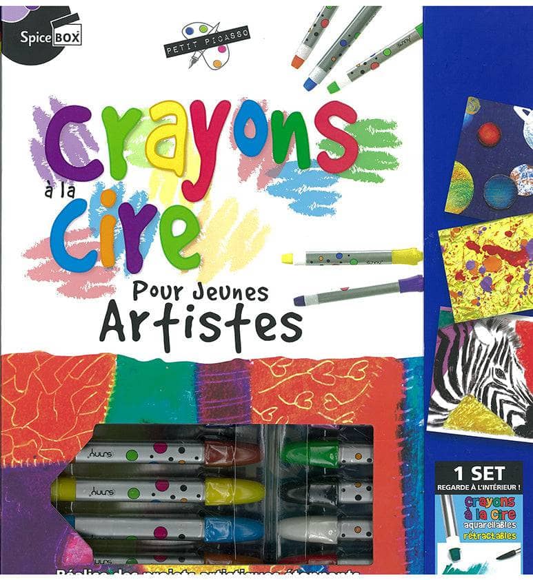Ensemble de crayons de cire pour jeune artistes