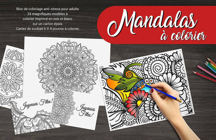 Livre à colorier Mandalas