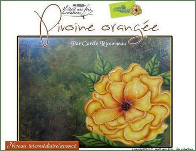 Pivoine orangé/C.Létourneau