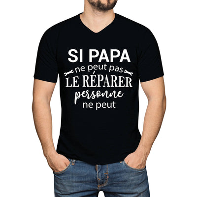 T-shirt homme - Si papa ne peut pas le réparer...