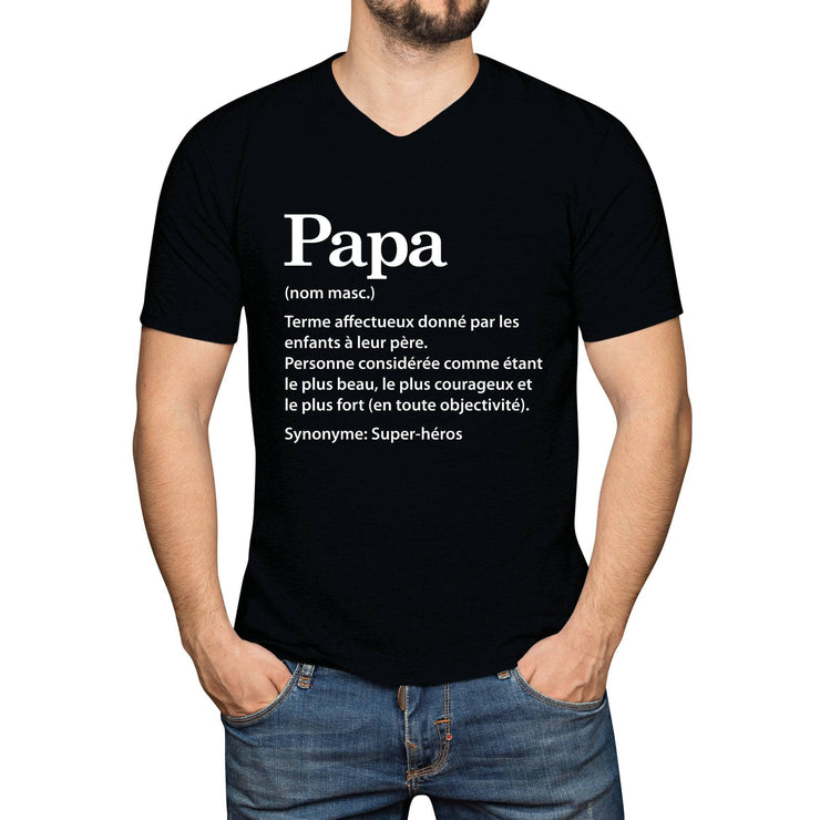 T-shirt homme - Papa - définition