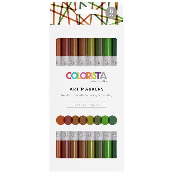 Colorista Art Markers Natural Tones  8/Pc