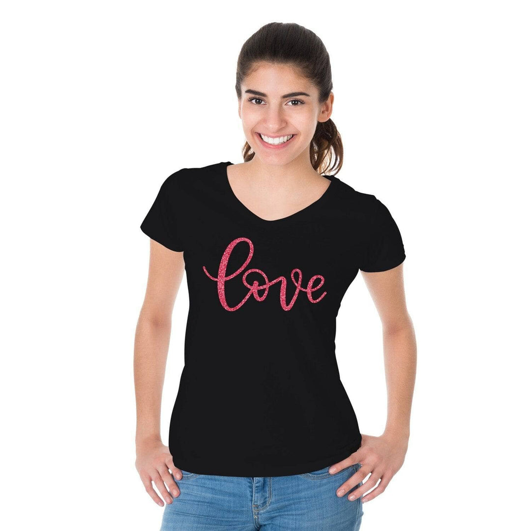 T-shirt femme - Love - argent